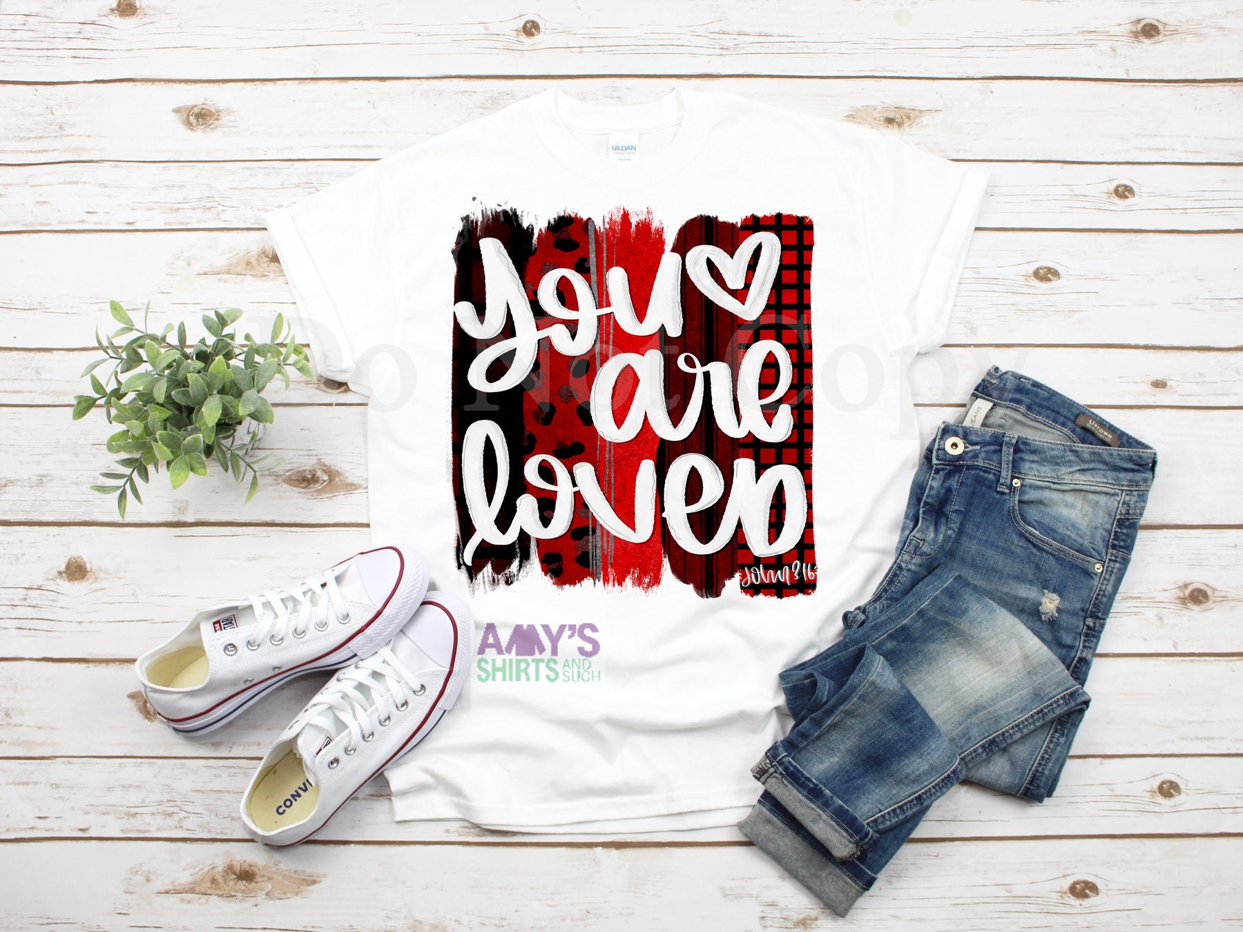 You Are Loved Tee Etsy