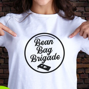Bean Bag Brigade Shirt, Gift for Cornhole player, Tossing Bags, Cornhole team shirt, Cornhole champion tee