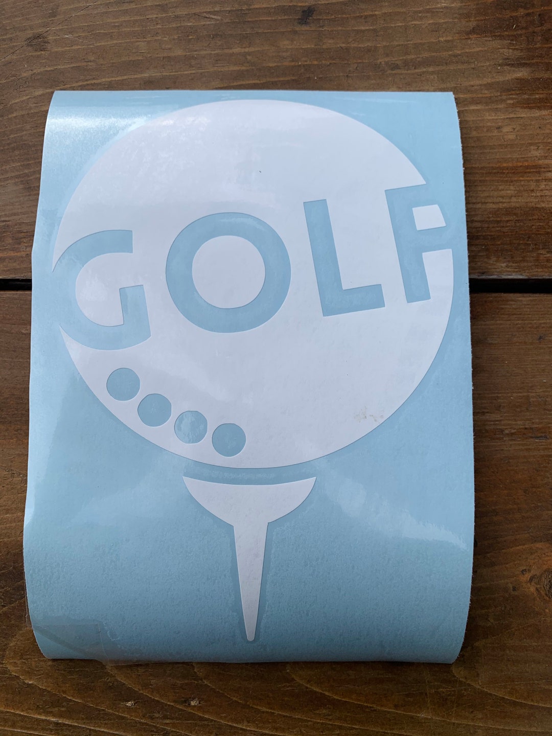 Golf Car Decal Golf Ball Decal Golfing Sticker Gift for Etsy