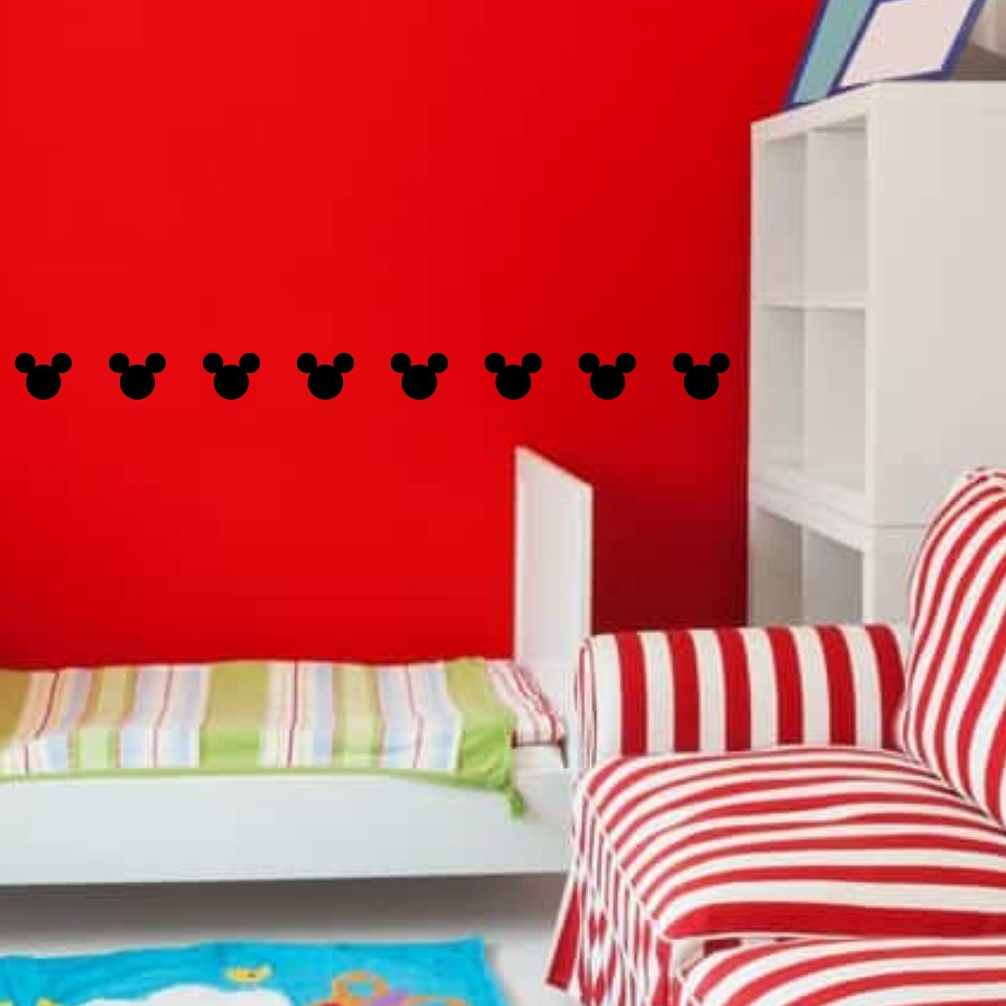 Mickey Mouse Inspired Wall Decals Made from Removable vinyl Etsy