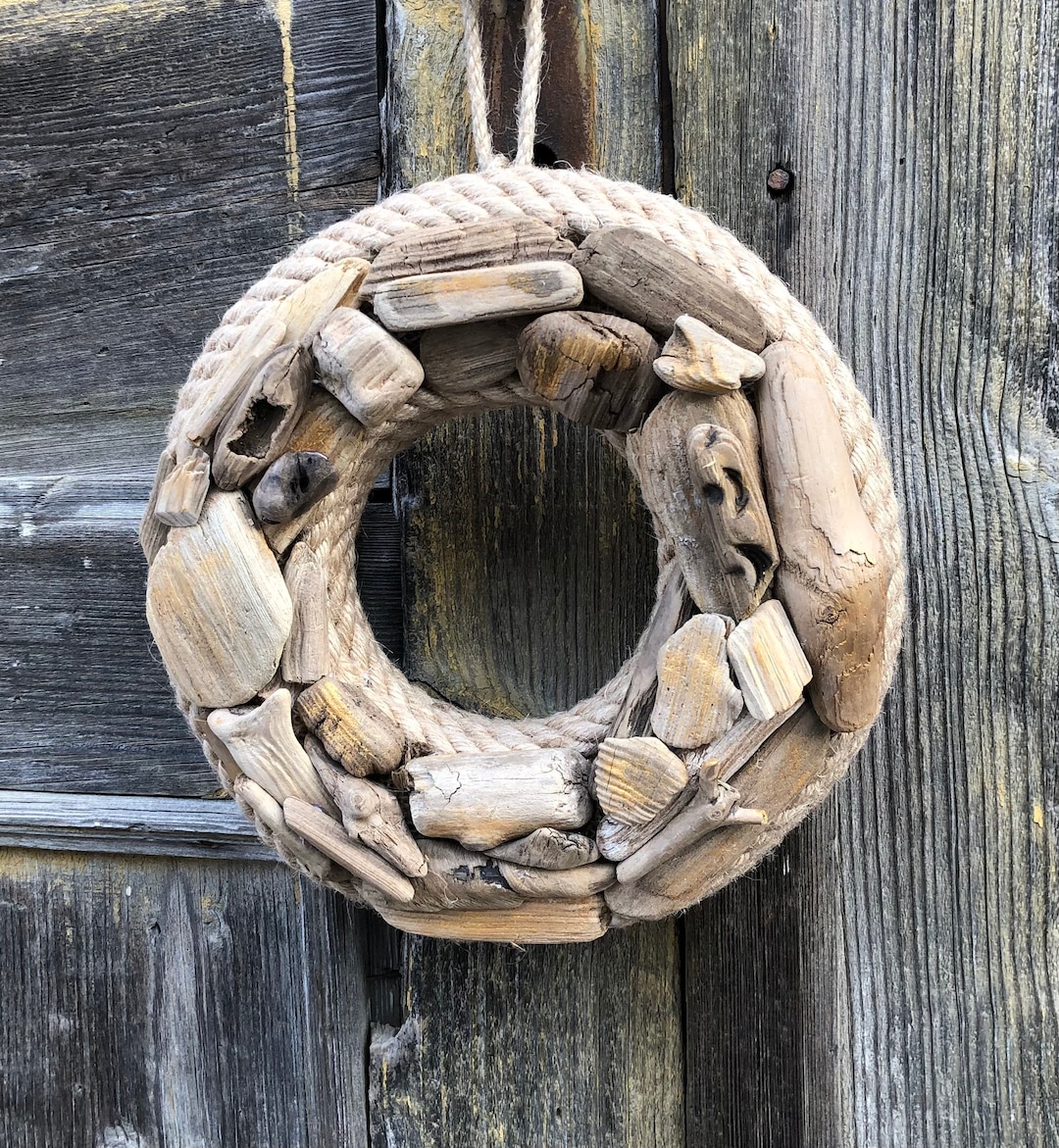 Driftwood Wreath, Rustic Home Decor, Beach Home Decor - Etsy
