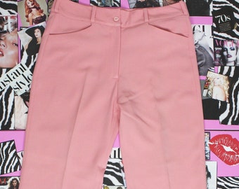Guess Vintage Pink Flared Pants - Etsy