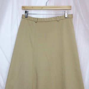 Vintage 70&#39;s 80&#39;s Koret Beige Aline Skirt, Office Skirts,Secretary Skirt