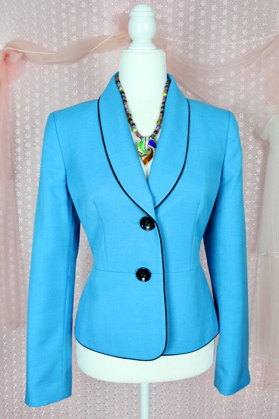 Kasper Teal Blue Blazer, Business Blazers, Secret… - image 3