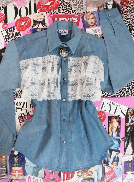 CLANE クラネ LACE UP DENIM TOPS CLANE（クラネ）の「LACE UP DENIM TOPS（シャツ/ブラウス