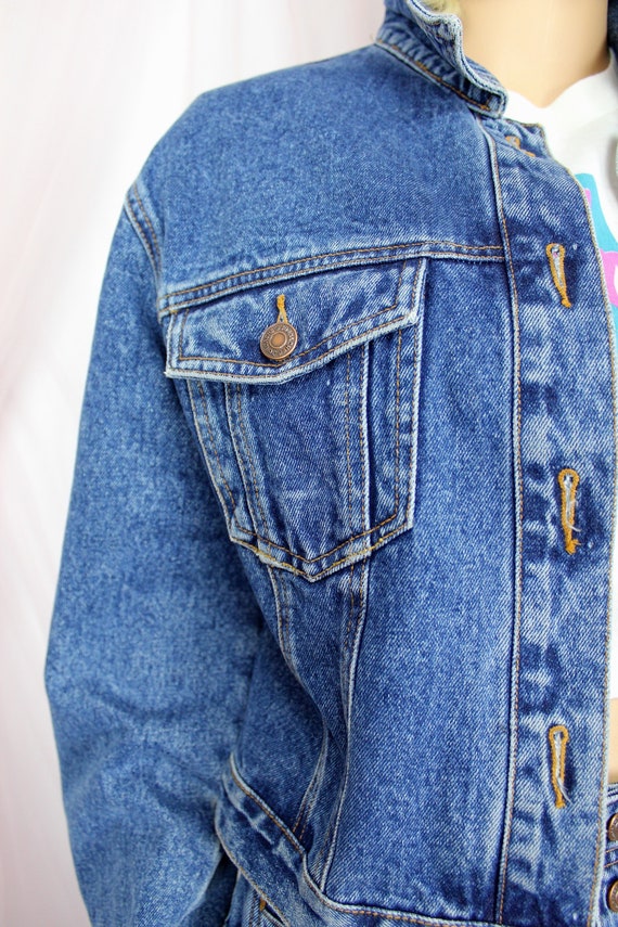 Vintage 90s Jordache Jean Jacket, Denim Jacket, S… - image 4