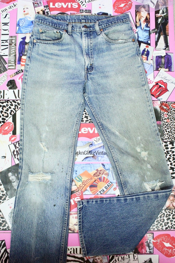 Vintage 80s 90s Levi 517s Boot Cut, Saddleman Jean