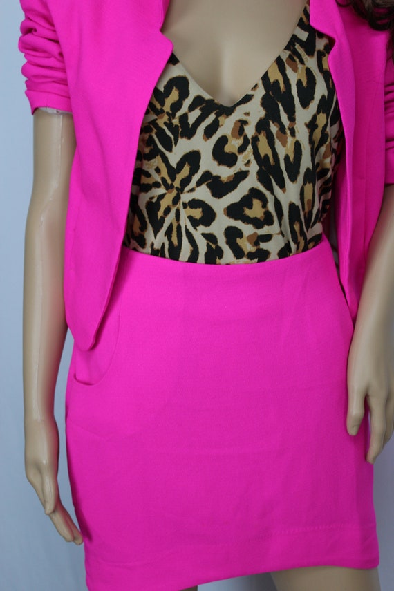 Y2ks Hot Pink Mini Skirt, Size Small - image 2