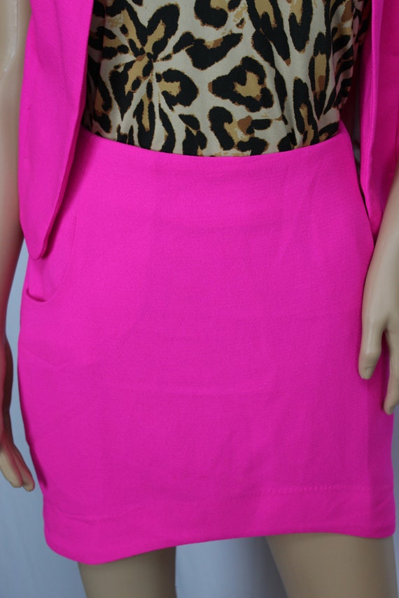 Y2ks Hot Pink Mini Skirt, Size Small - image 3