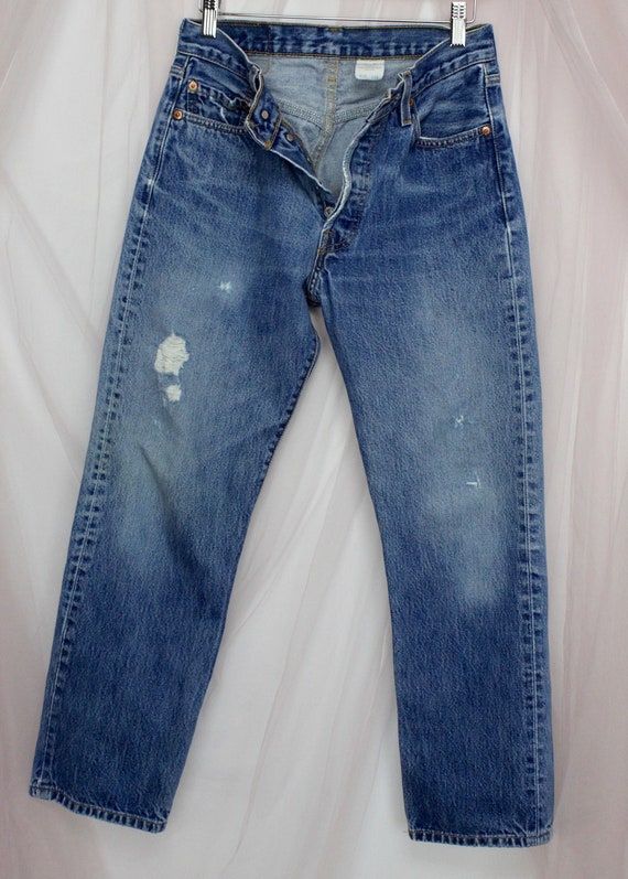 501 Button Fly Levi Jeans Waist 30"