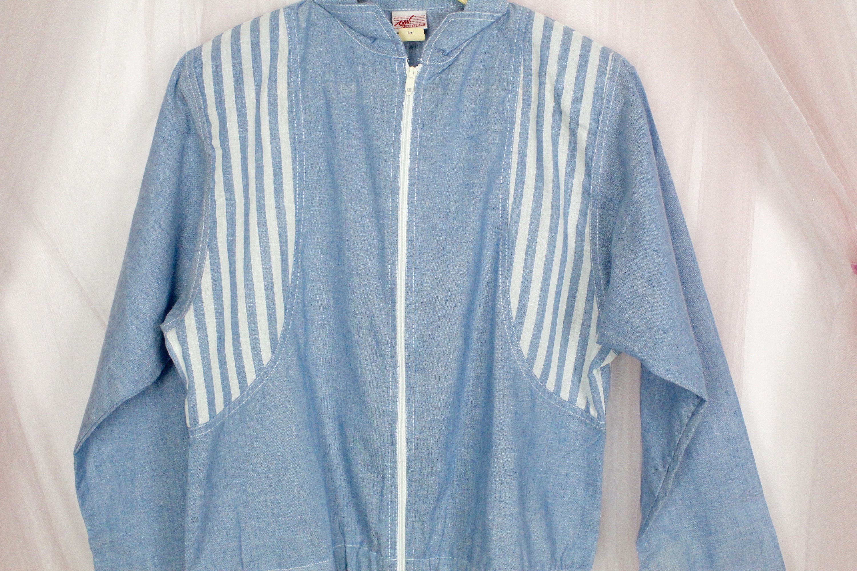60s-70s vintage Tiffany blue 脇V sweat 60s-70s vintage Tiffany blue 脇V sweat