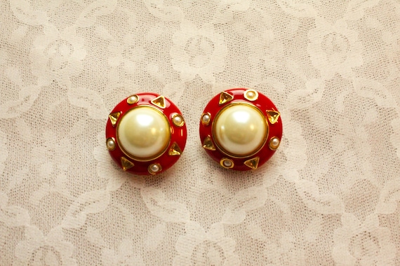 Chunky 80's best sale earrings
