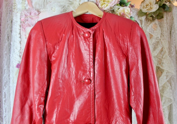 Vintage 80s 90s Women Reed Sportswear Leather Jac… - image 3