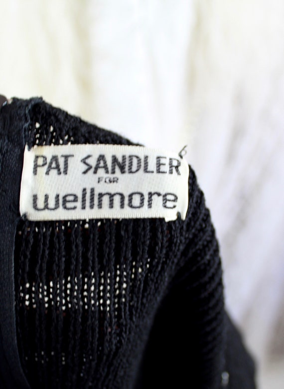 Vintage 80s Pat Sandler For Wellmore Classy Black… - image 7