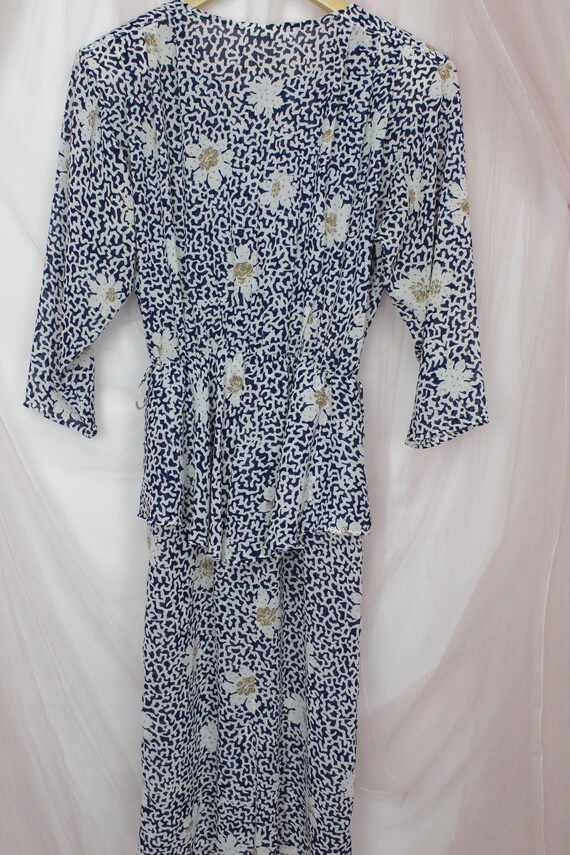 Vintage 80's Paquette Too Floral Print Dress - image 7