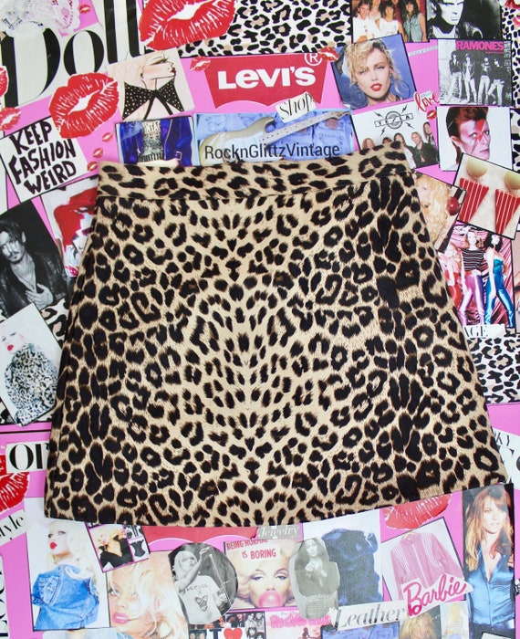 Y2Ks Leopard A-line Skirt, Sexy Leopard Skirt, Wom