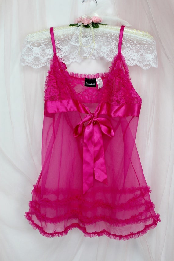 Pink Teddy Frederick's of Hollywood