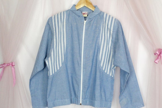ベスト・ジレ IRO Women Jackets ELYCIAWP100BLU03 BLUE Blue Brando Genuine Leather Jacket - Leather Skin Shop