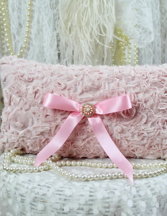 Petit Coussin Shabby Chic Rose Motif Floral – Déco Vintage Coton