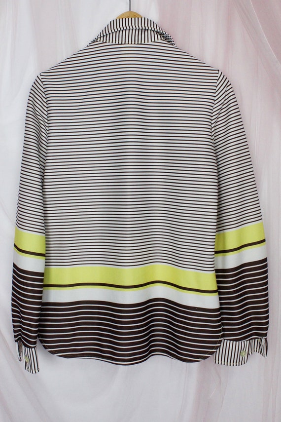 Vintage 80s 90s Striped Button Up Shirt - image 5