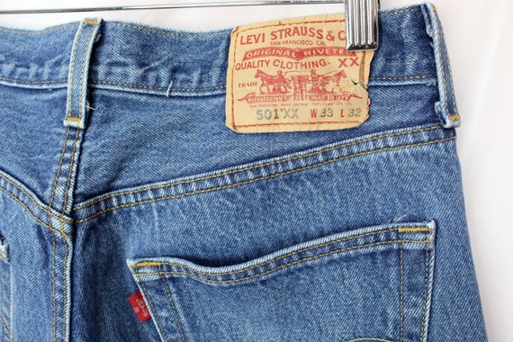 501s xx Levis Strauss Waist 31" - image 4