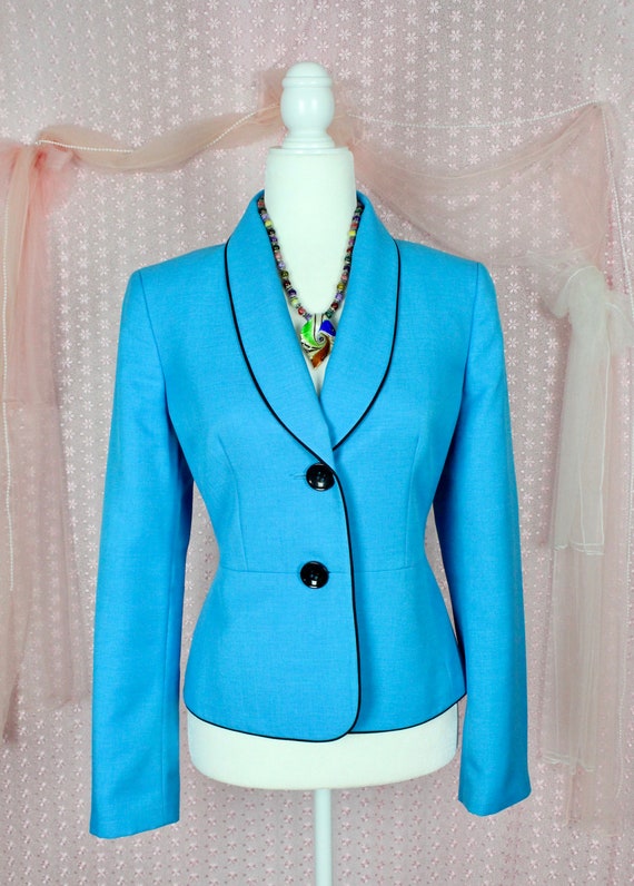 Kasper Teal Blue Blazer, Business Blazers, Secret… - image 2