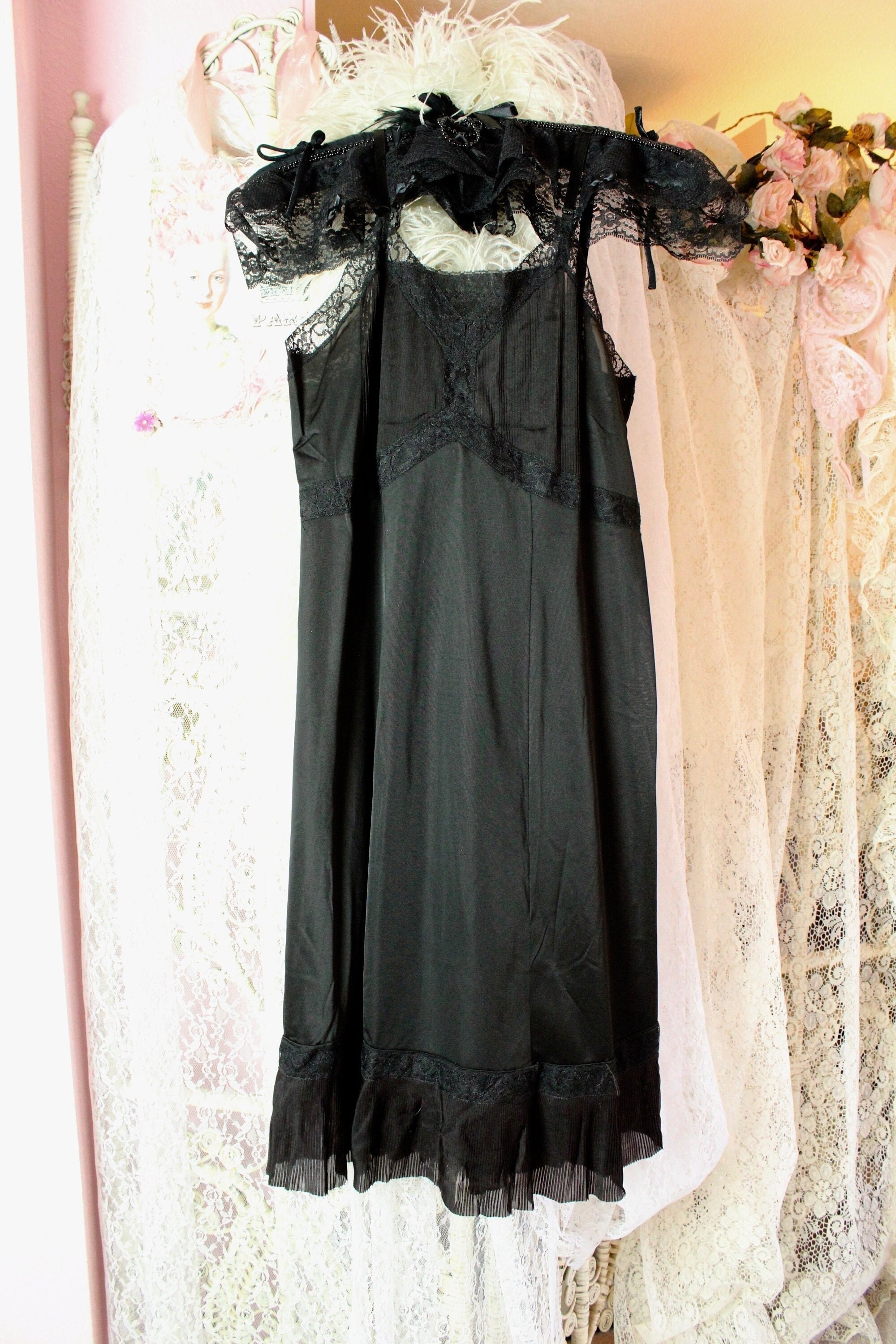 ワンピース vintage lingerie camisole black dress il_fullxfull.3654355127_m120.jpg