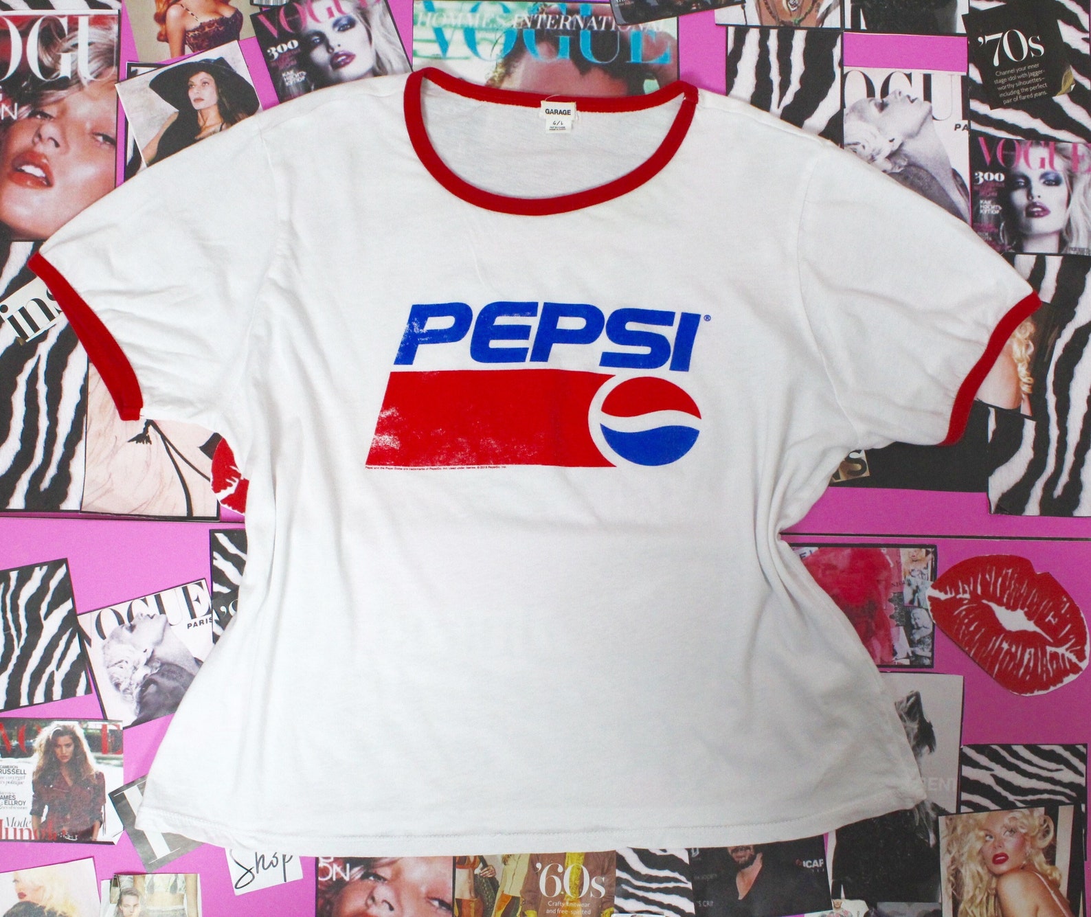 red pepsi shirt