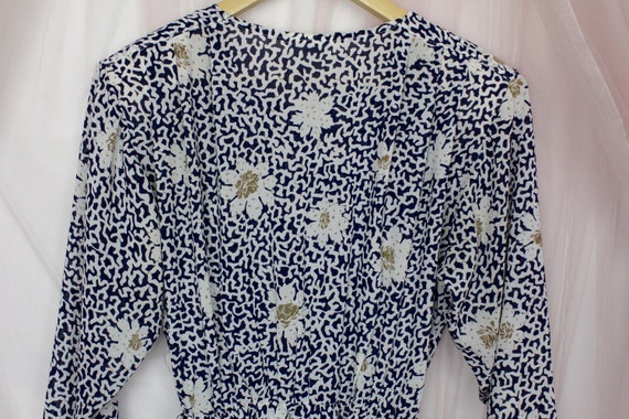 Vintage 80's Paquette Too Floral Print Dress - image 8