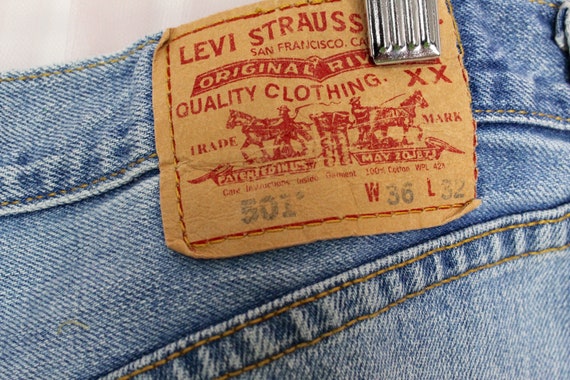 Levis 501s Jeans Waist 36" - image 4