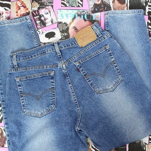Vintage Levi&#39;s 550s,Women&#39;s Levi&#39;s 550&#39;s, Relaxed Fit Size 14 Mis S, Confortable Levis