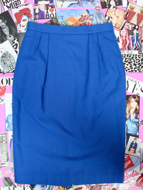 Vintage 90's Pencil Skirt, Preppy Skirts, Office … - image 1