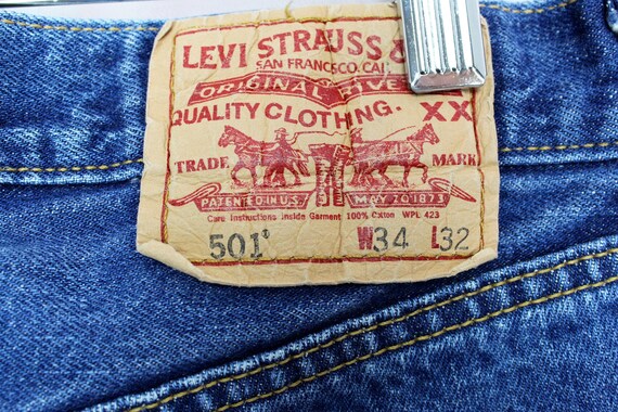 501s Levis Strauss Waist 34" - image 3