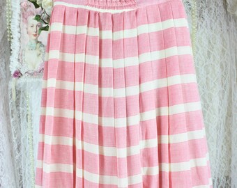 アンドマリー coco check pleats skirt pinkbeige ANDMARY】Coco check pleats skirt