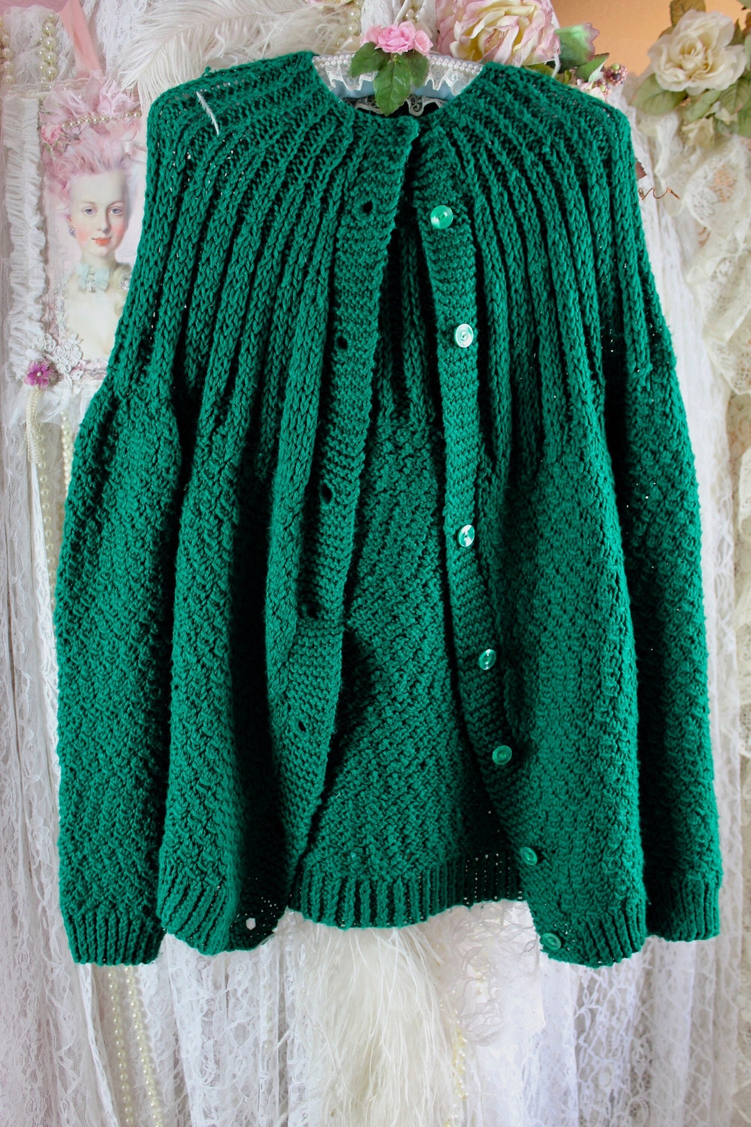 FELICIA CARDIGAN HUNTER GREEN - PS KATE
