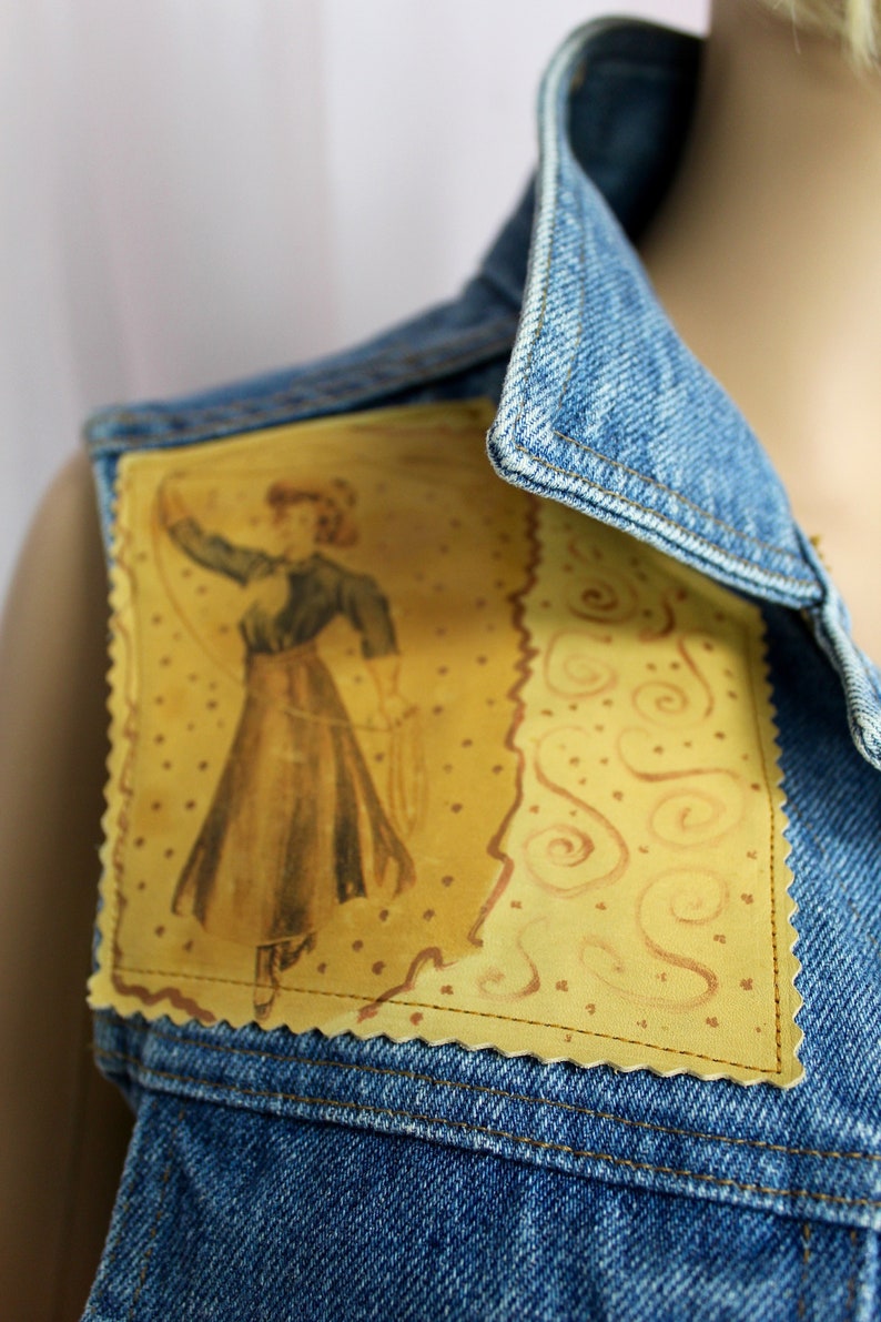 Pure West Cowboy Jean Vest