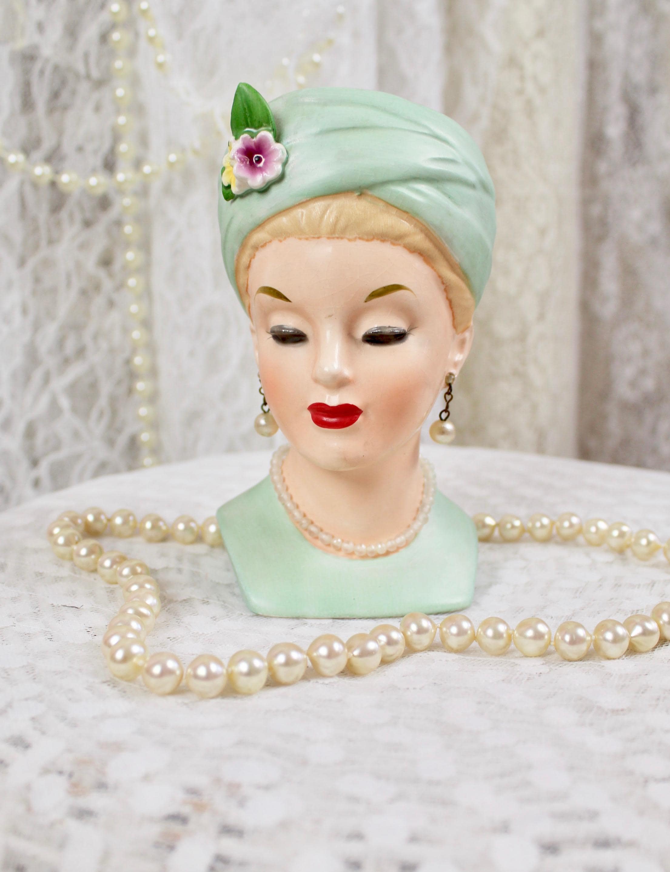 Pearl Earring Turban