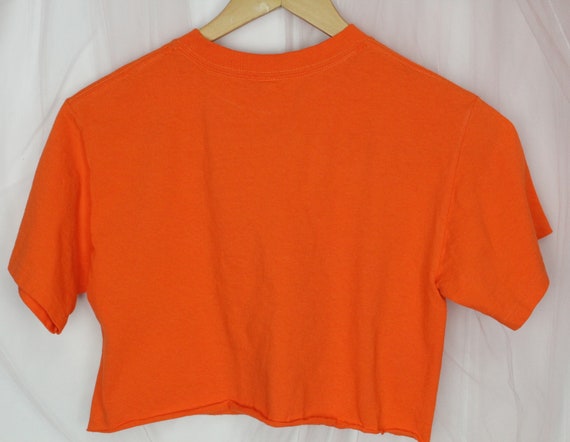 Orange Cut Off Taco Time T-shirt - image 4