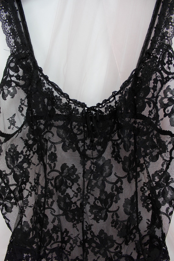 Vintage Lace Bodysuit, Size Small Gem