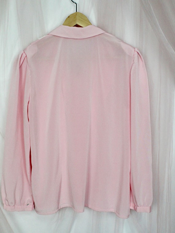 Beautiful Pink Women's Long Sleeve Blouse - image 7