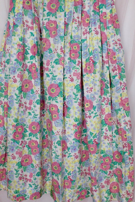 Vintage 70s 80's Floral Skirt, VTG Skirts, Floral… - image 2