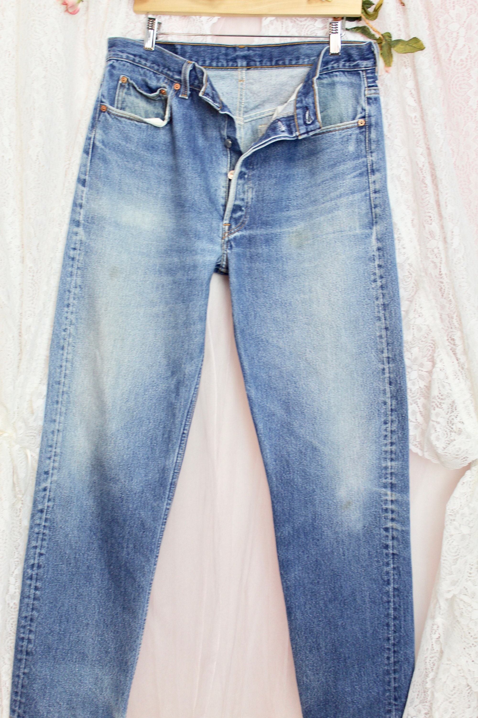 Buy Vintage 90s Levi Strauss 501xx Denim Jeans, Button Fly's