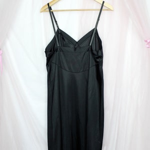 Vintage 70's Kayser Black Slip,Sexy Lingerie image 6