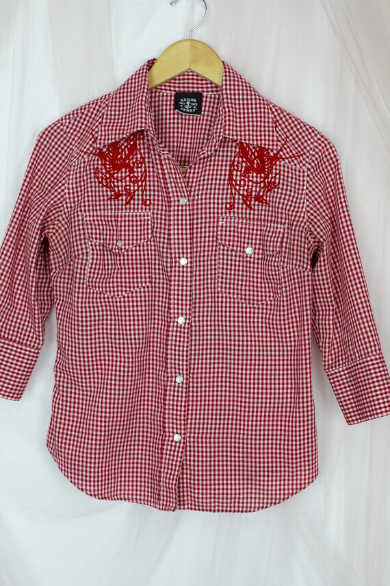 Sailor Jerry Red Western Shirt