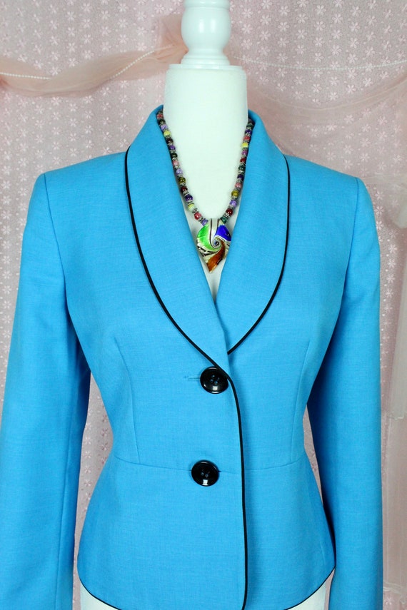 Kasper Teal Blue Blazer, Business Blazers, Secret… - image 5