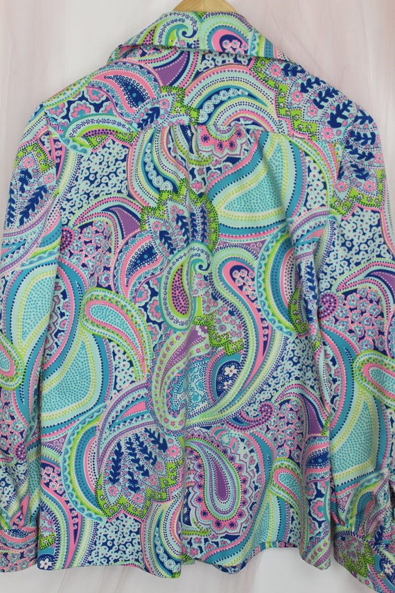Vintage 70's Pattern Button Down - image 7