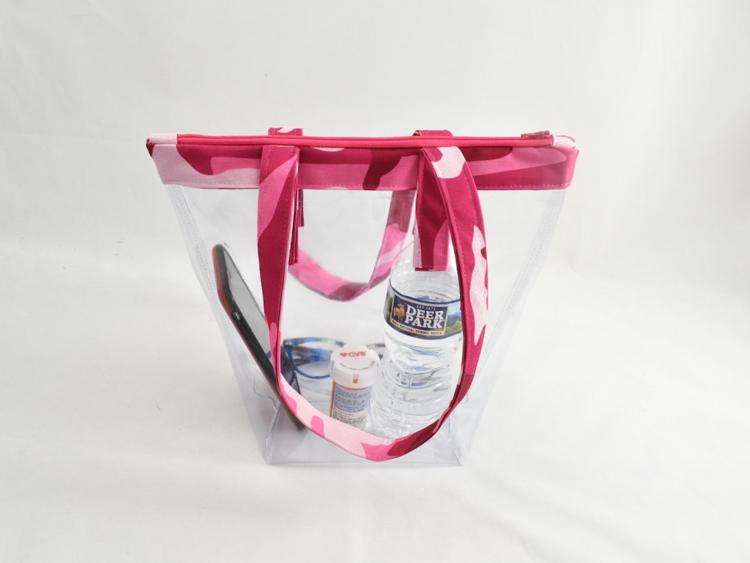 clear tote 12x6x12