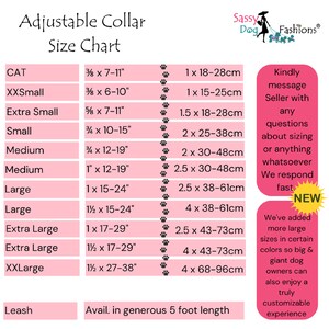 1.5" Large Dog Collars, XXS - XXL Giant Dog Collar Girl, Pink Dog