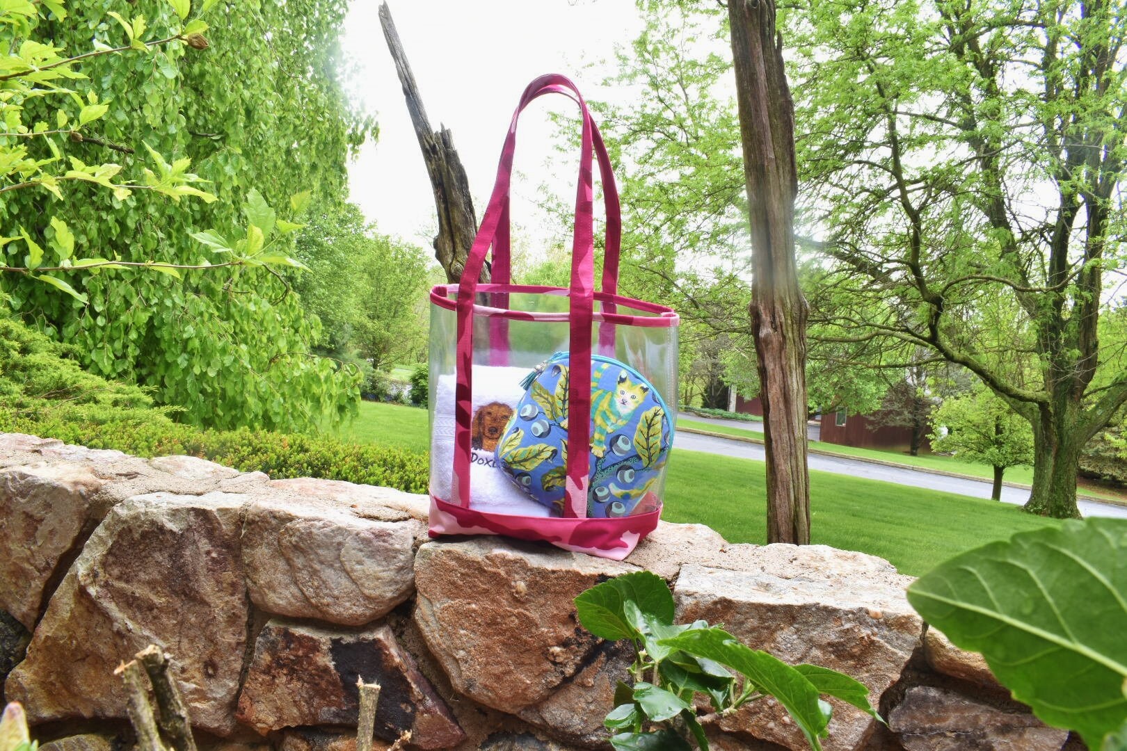 clear stadium bag 12x6x12