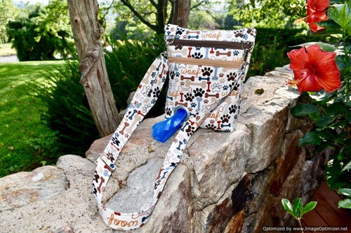 DOG WALKER Bag with Poop Bag Holder Dispenser